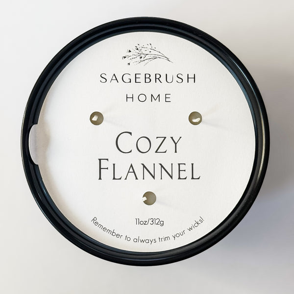 Cozy Flannel Candle