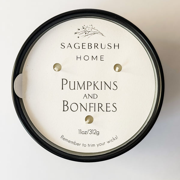 Pumpkins and Bonfires Candle
